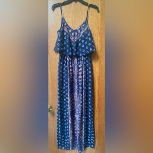 Navy Blue Maxi Dress EXPRESS